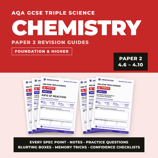 The Chemistry Revision System | Paper 2 | Foundation & Higher