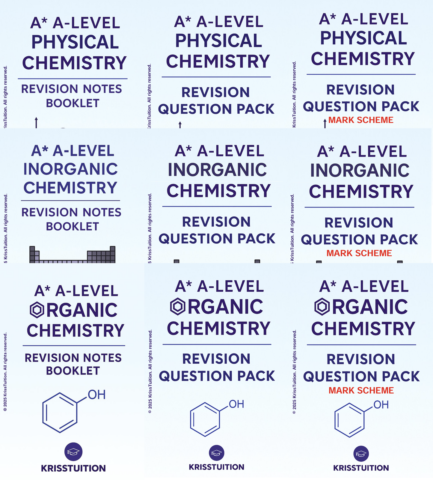 AQA A Level Chemistry A–A* Revision BUNDLE (Revision Notes, Questions and Answers)