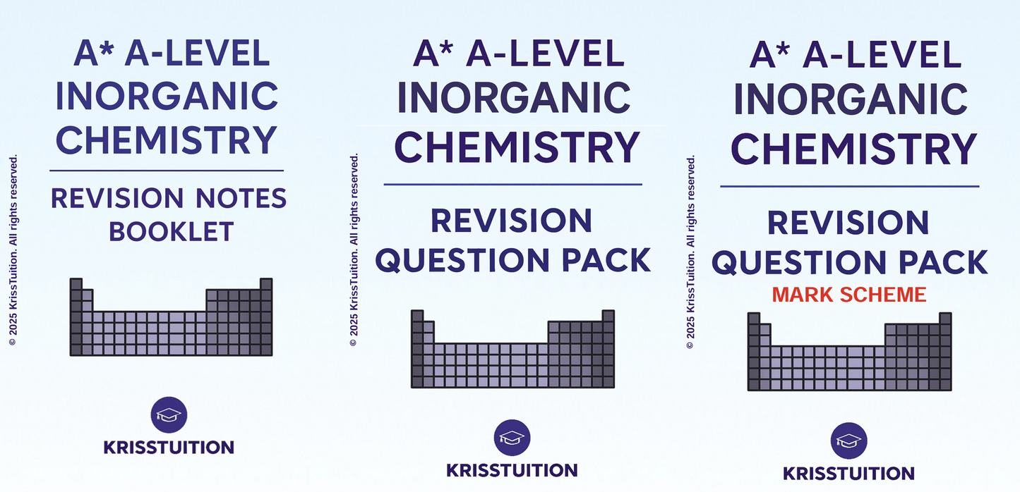 AQA A Level Chemistry A–A* Revision BUNDLE (Revision Notes, Questions and Answers)