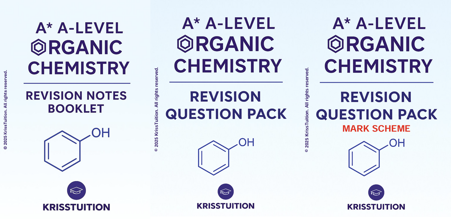 AQA A Level Chemistry A–A* Revision BUNDLE (Revision Notes, Questions and Answers)
