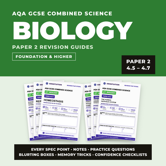 The Biology Revision System | Paper 2 | Foundation & Higher