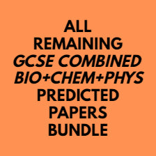GCSE PREDICTED 2024 COMBINED SCIENCE (H) PAPERS 1+2 BUNDLE (AQA/EDEXCEL)