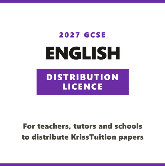 GCSE 2027 Predicted Papers – English License